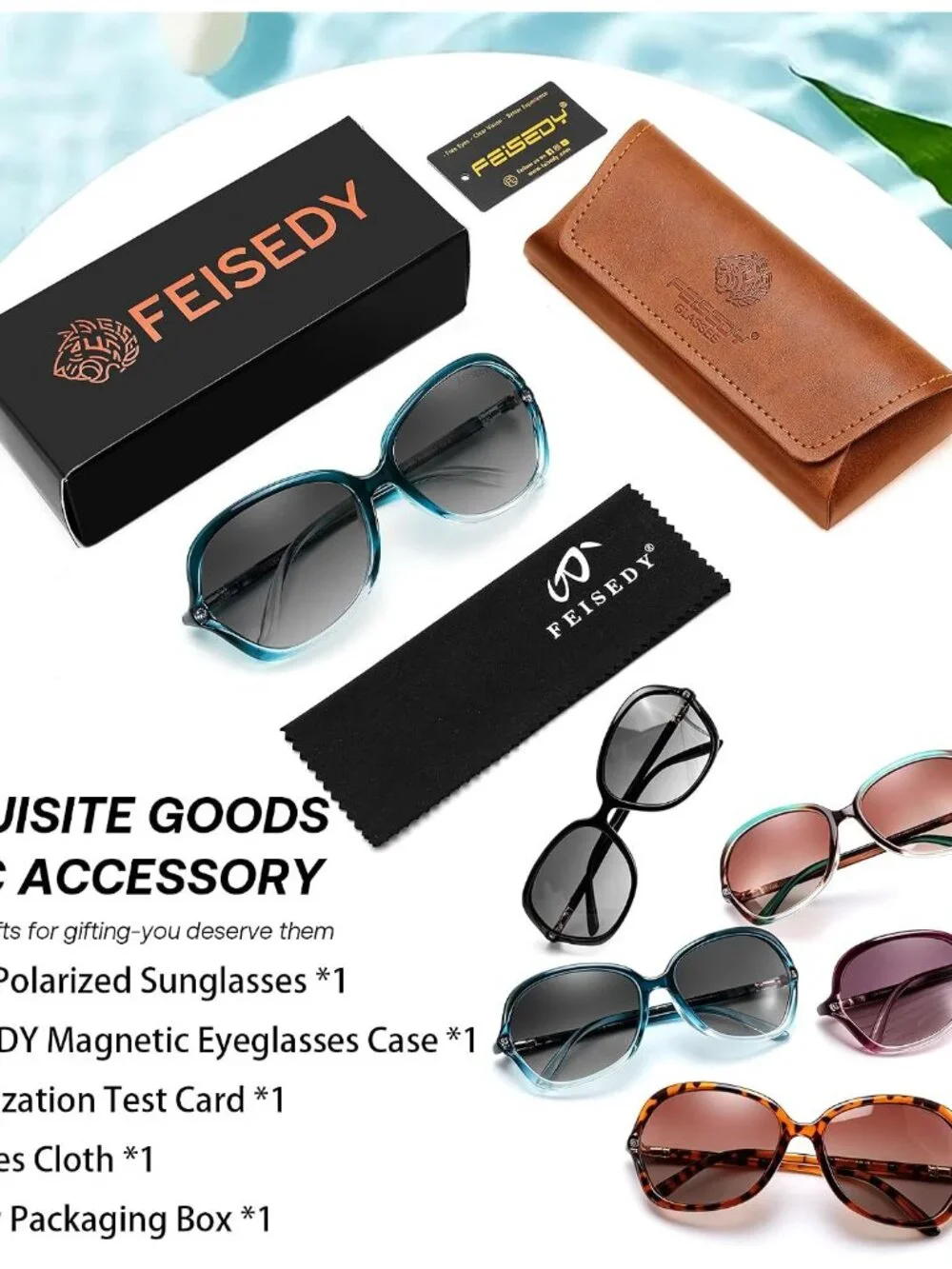 Fashion Women's Polarized Sunglasses with UV400 Protection - Butterfly Style